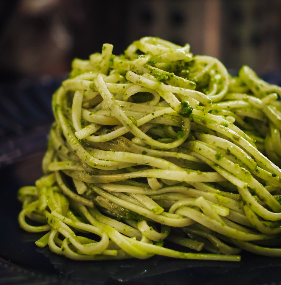 Basil Pesto w/ Sauteed Mushrooms